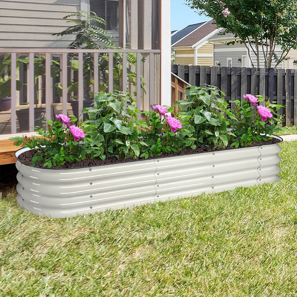 11 in.H 6 in 1 Metal Garden Bed