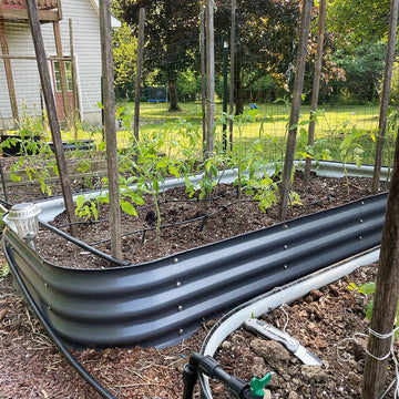 11 in.H 9 in 1 Metal Garden Bed