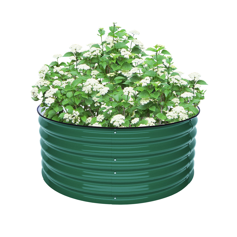 17 in.H 42 in.D Metal Garden Bed - Three Kits