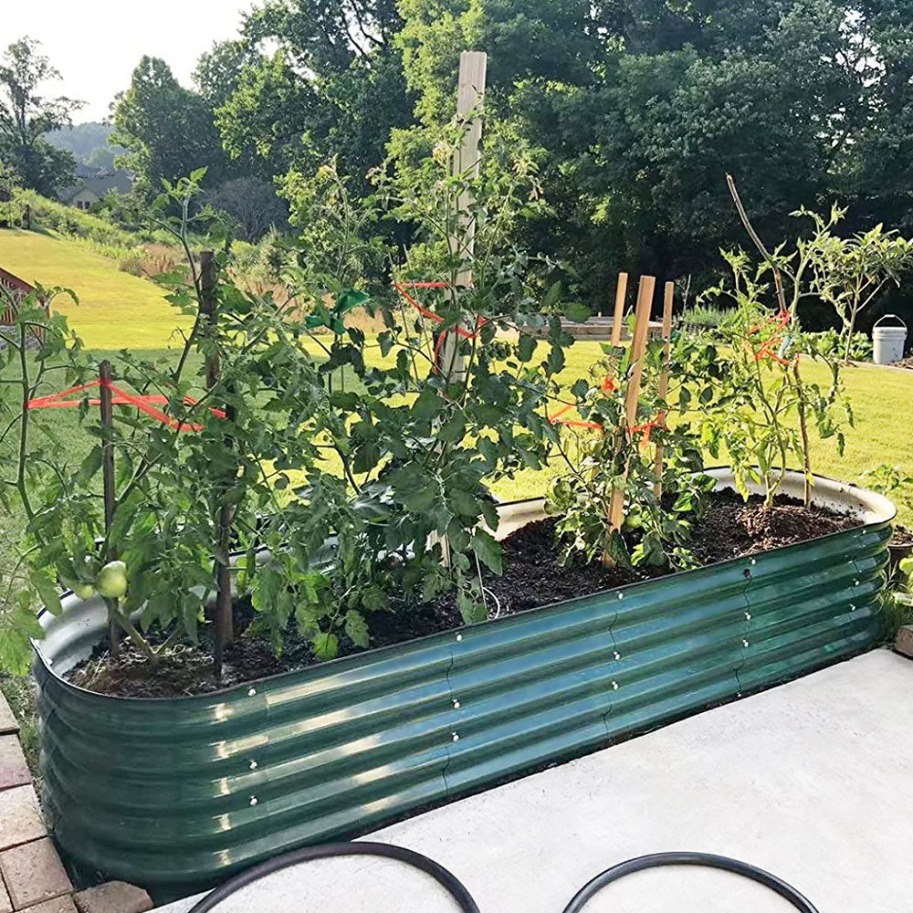 17 in.H 9 in 1 Metal Garden Bed