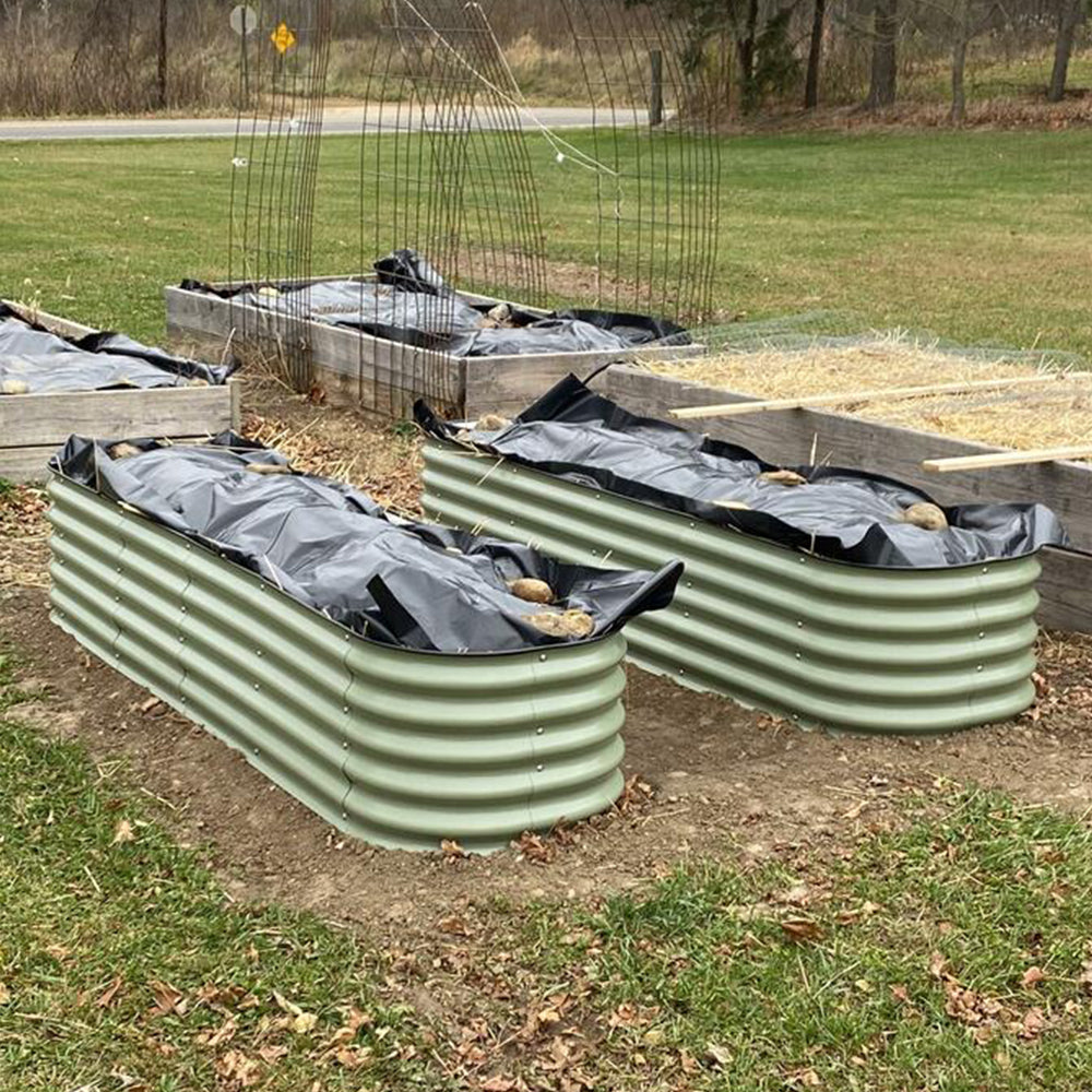 17 in.H 9 in 1 Metal Garden Bed