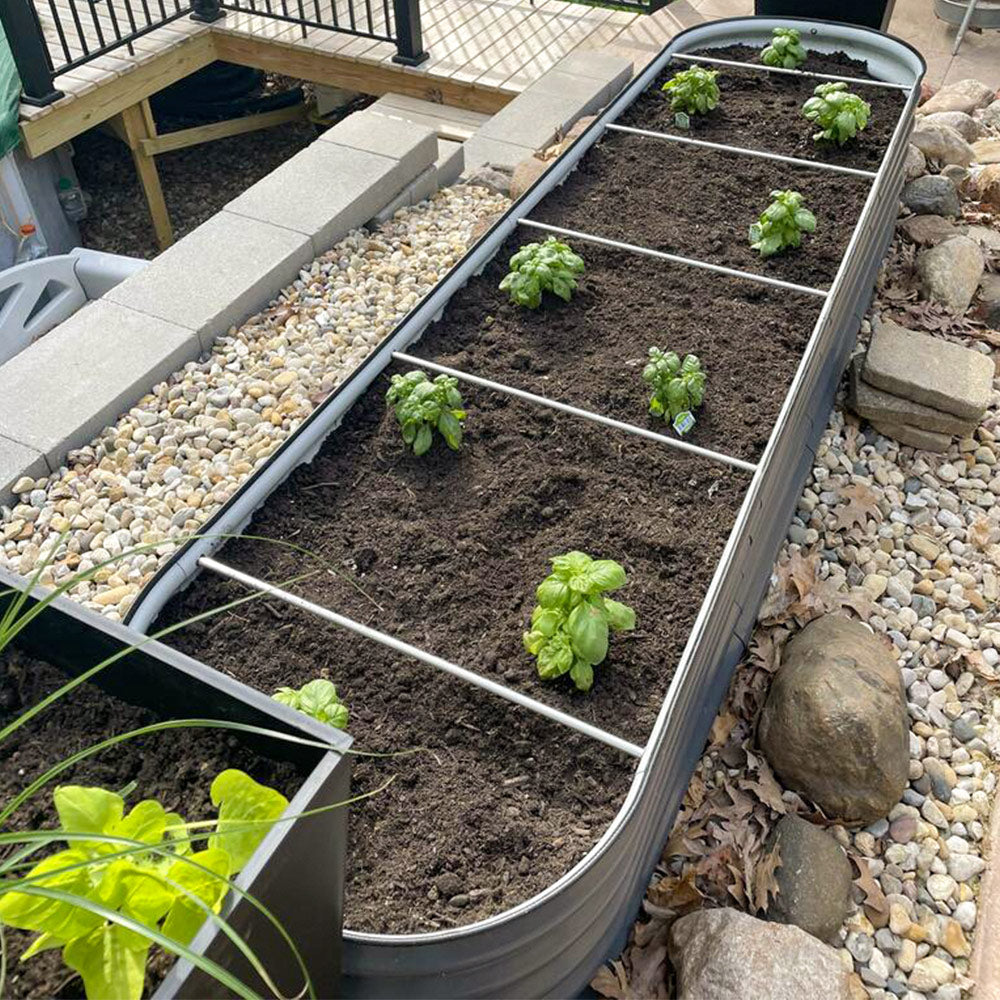 17 in.H 9 in 1 Metal Garden Bed