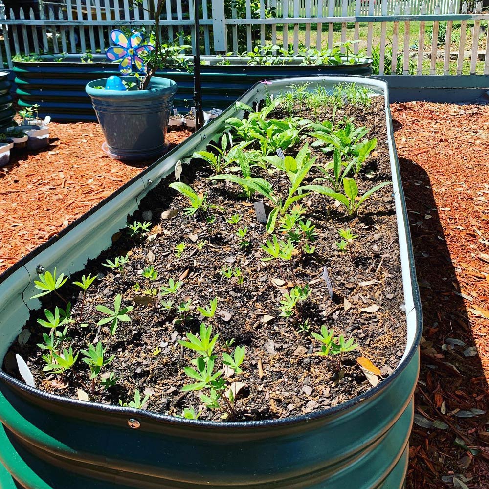 17 in.H 9 in 1 Metal Garden Bed