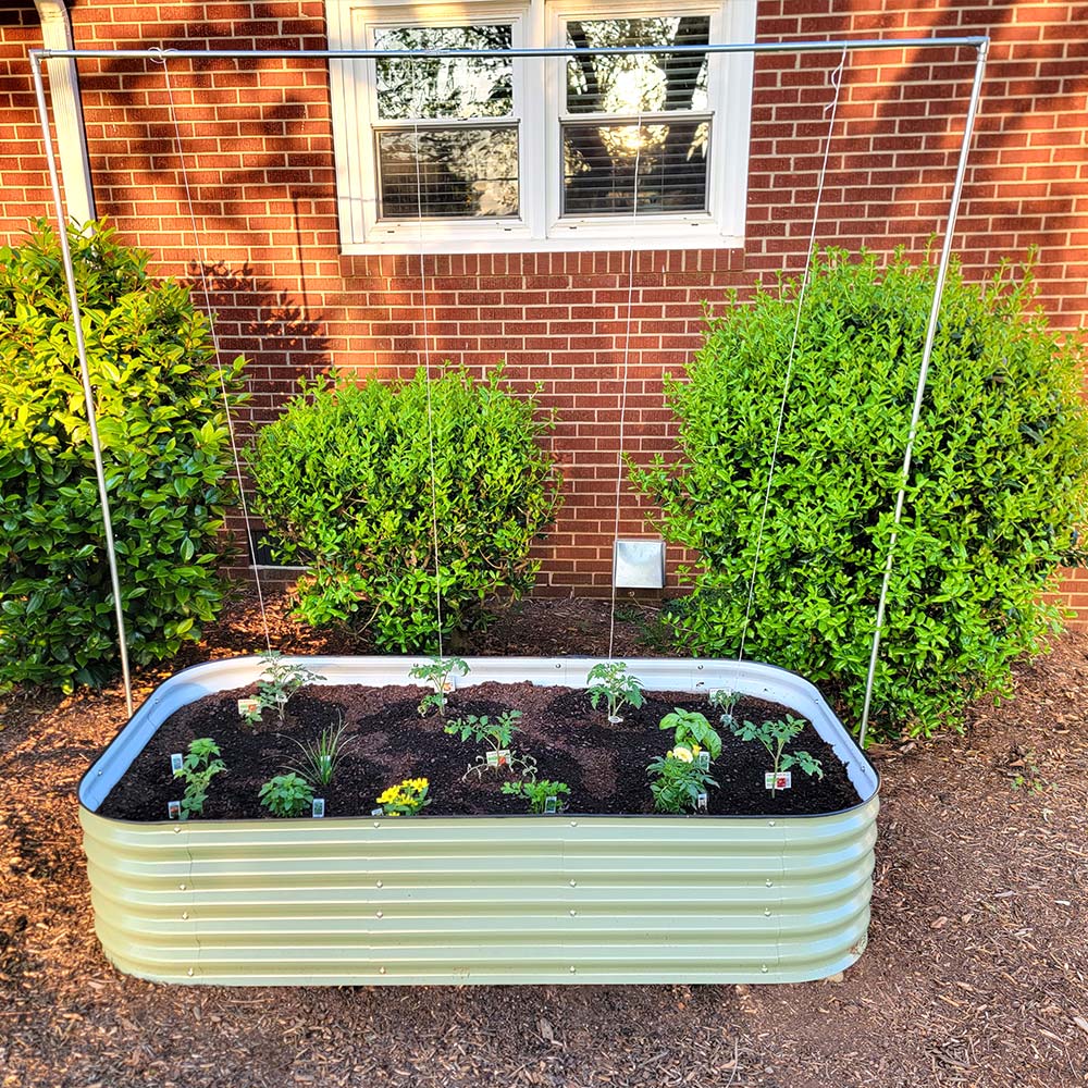 17 in.H 9 in 1 Metal Garden Bed