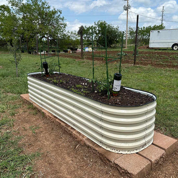 17-inch Tall 8ft x 2ft Metal Raised Beds| Vegega