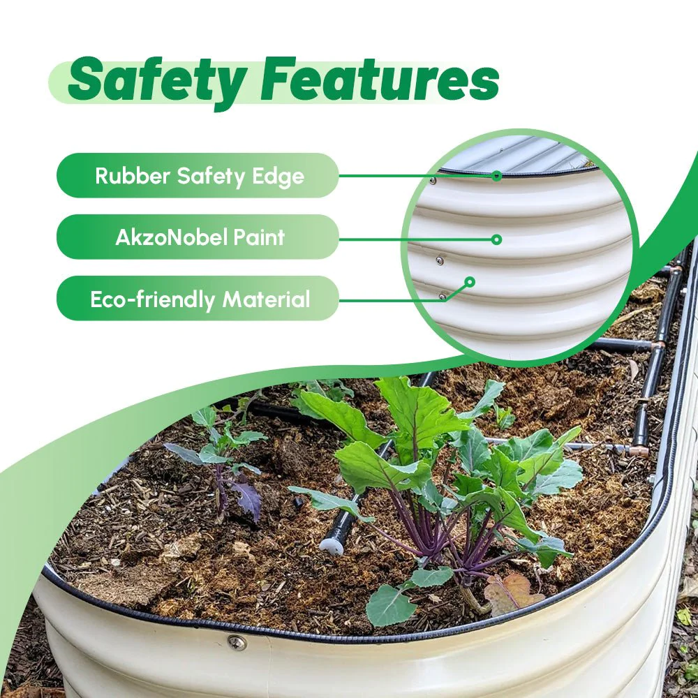 11 in.H 6 in 1 Metal Garden Bed