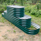32 in. H Terraced Large Size Metal Garden Beds