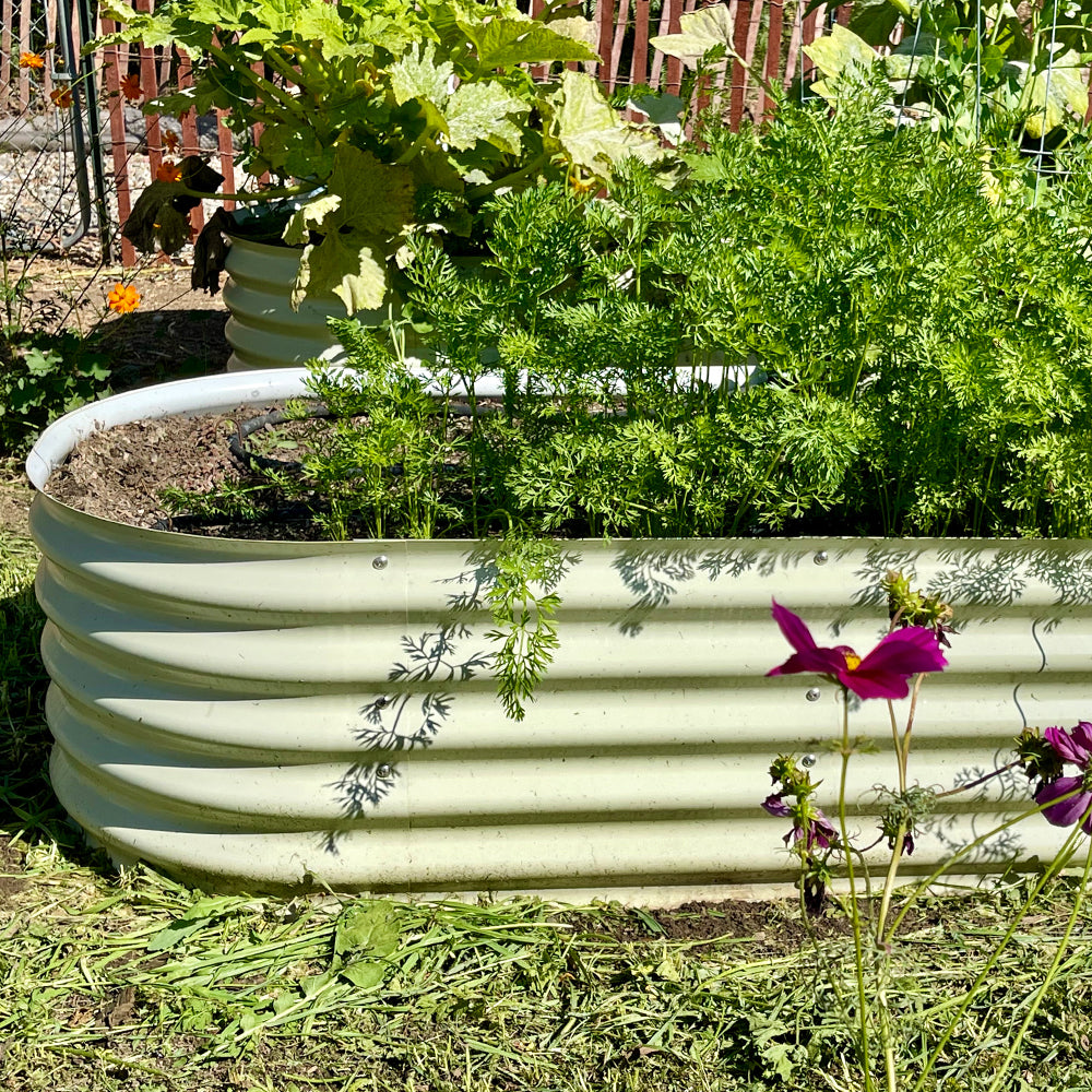 17 in.H 4 in 1 Metal Garden Bed