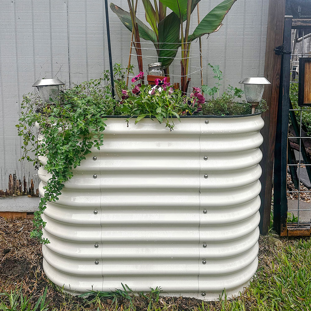 32 in.H 2 in 1 Metal Garden Bed