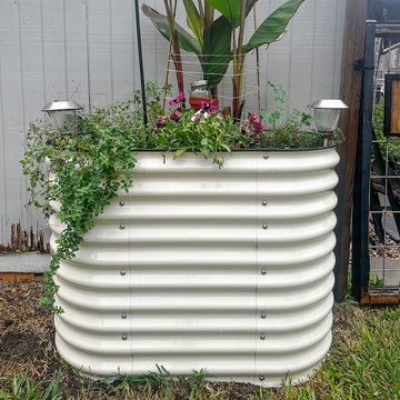 32 in.H 2 in 1 Metal Garden Bed