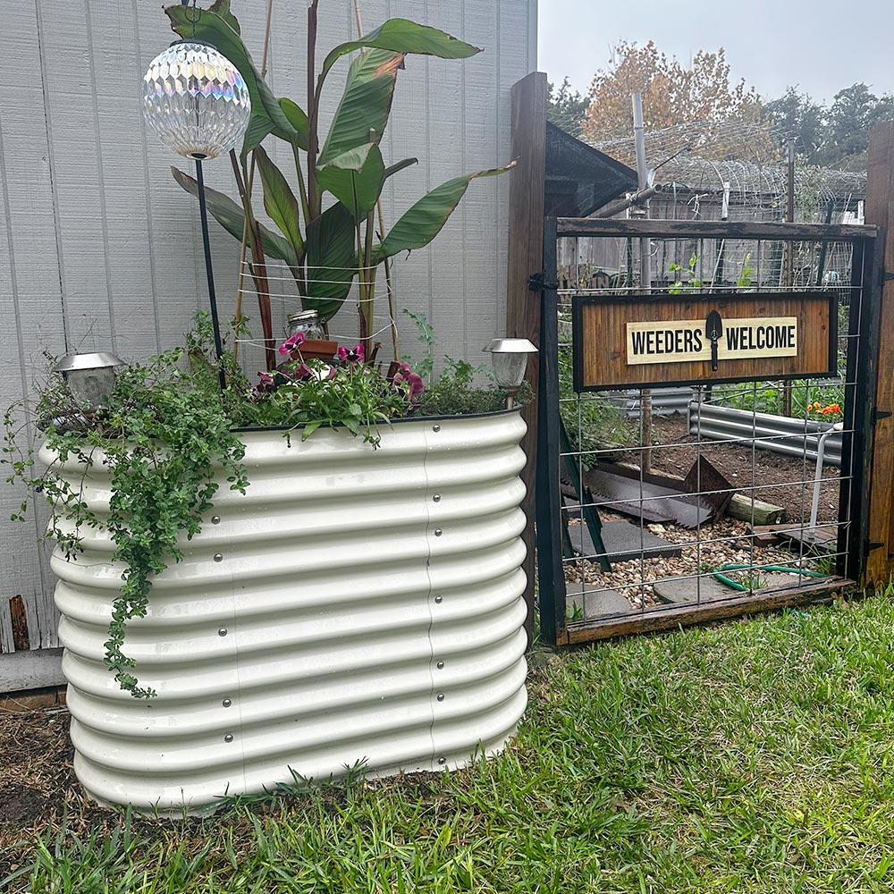 32 in.H 2 in 1 Metal Garden Bed