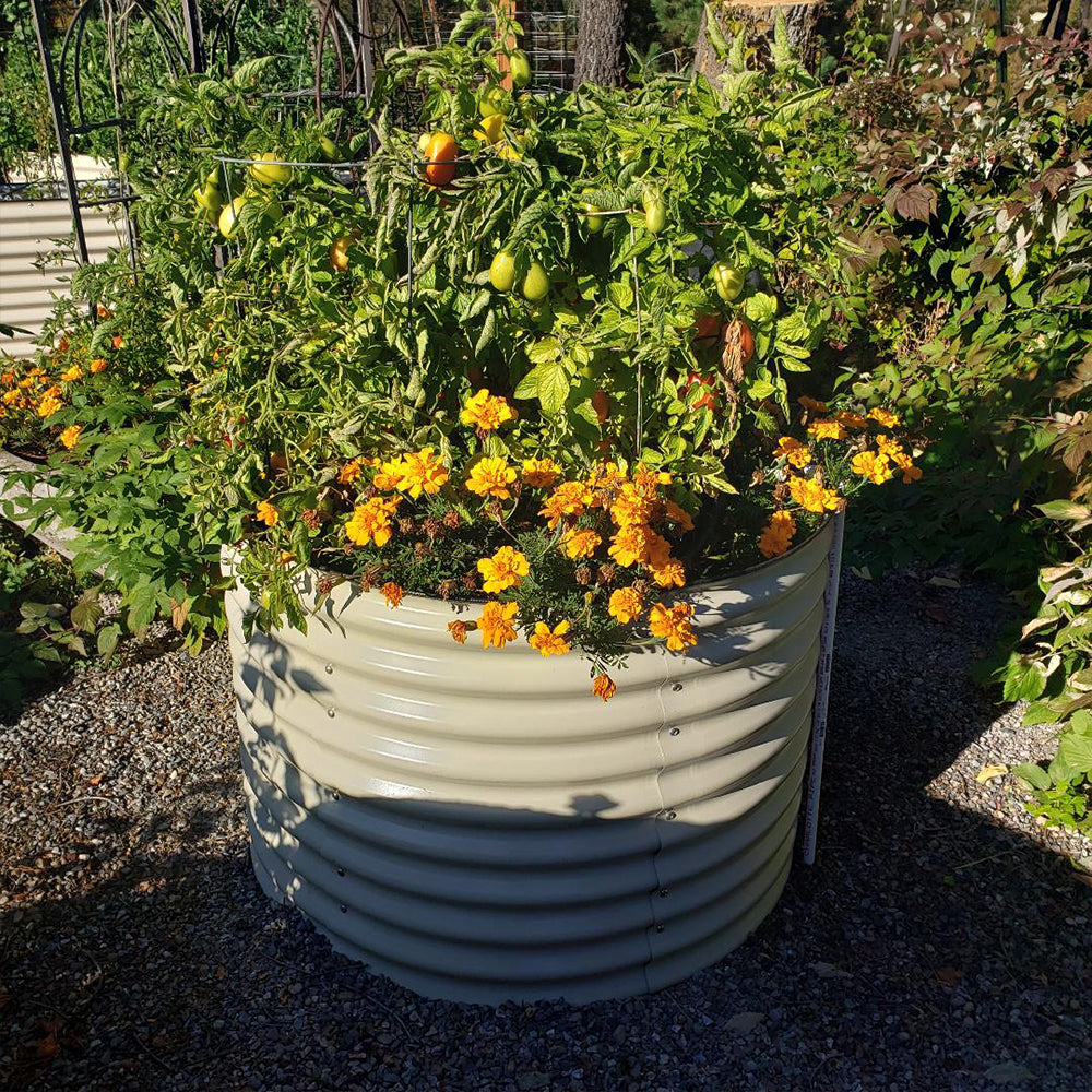 32 in.H 42 in.D Metal Garden Bed