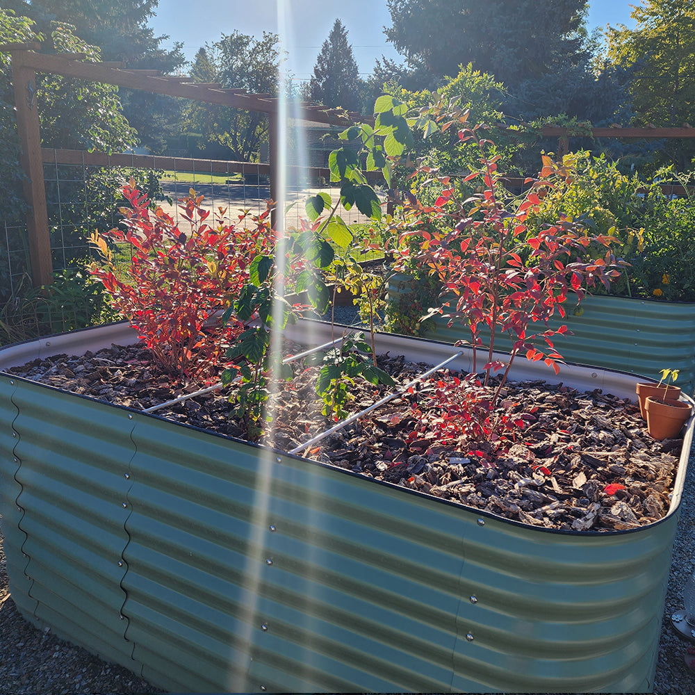 32 in.H 9 in 1 Metal Garden Bed