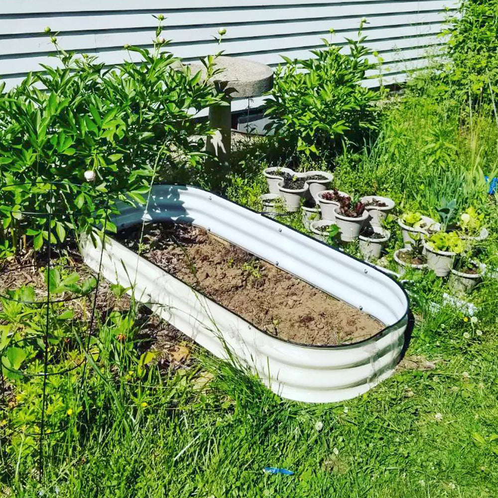 8 in.H 4 in 1 Metal Garden Bed